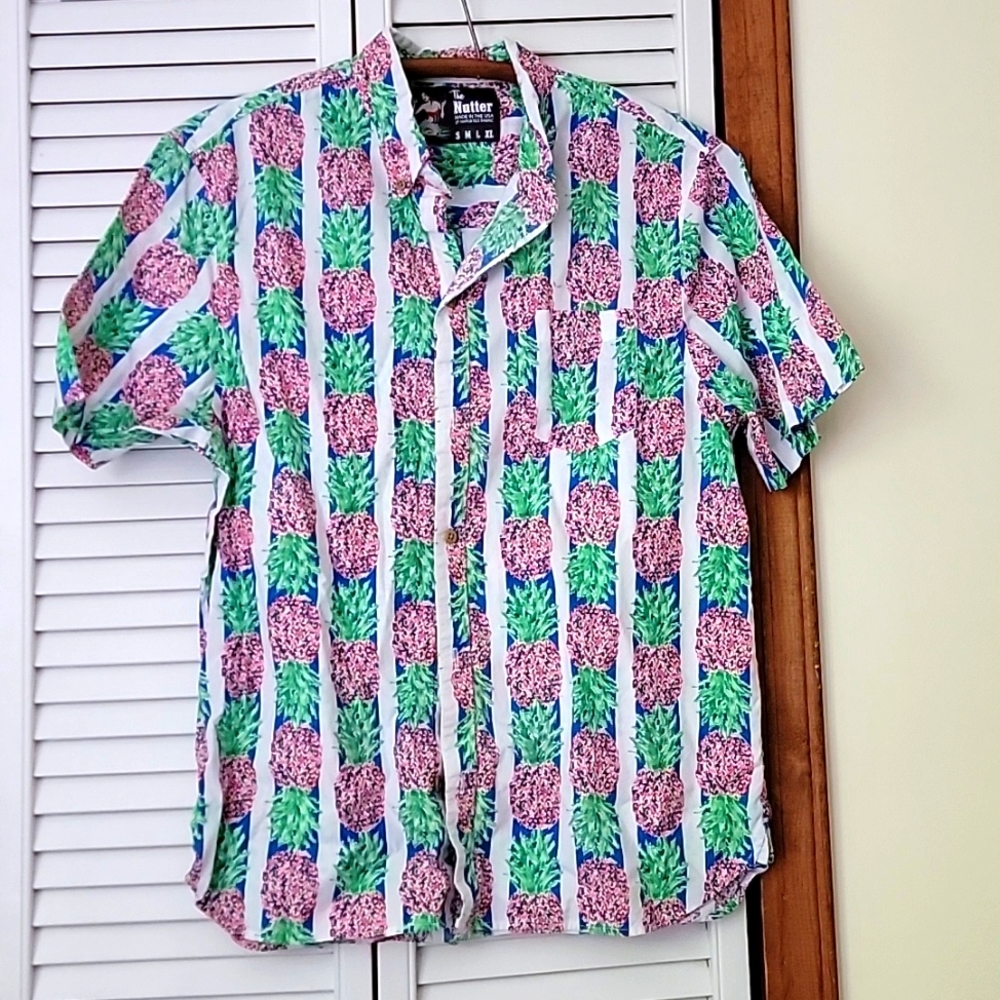 The Nutter Pineapple Striped Collared Tee - image 1